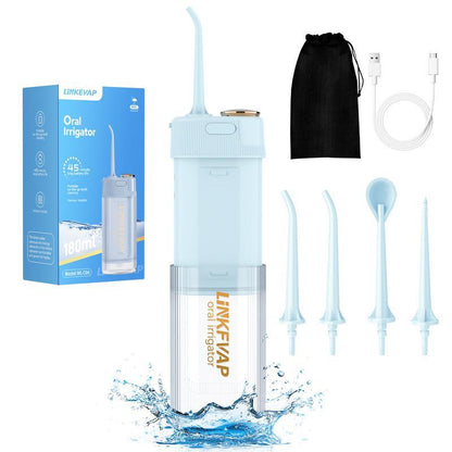 Experience Ultimate Oral Care Anywhere with the LINKEVAP Cordless Water Dental Flosser – Rechargeable Irrigator for Deep Cleaning and Gum Health